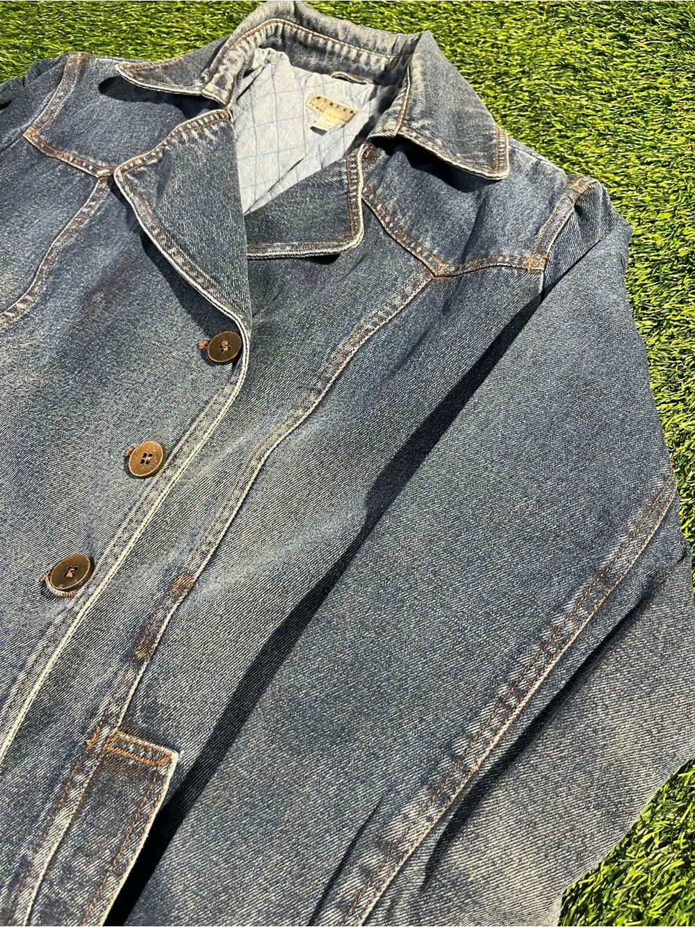 Classic Blue Denim Jacket - Women's Casual Coat